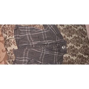 Calvin Klein Plaid Long Sleeve Button Up 2XL